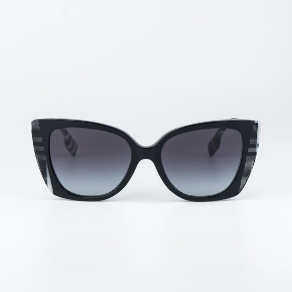 Burberry MARYL Women Sunglasses Black Grey Gradient Cat Eye BE4393 40518G main image 8